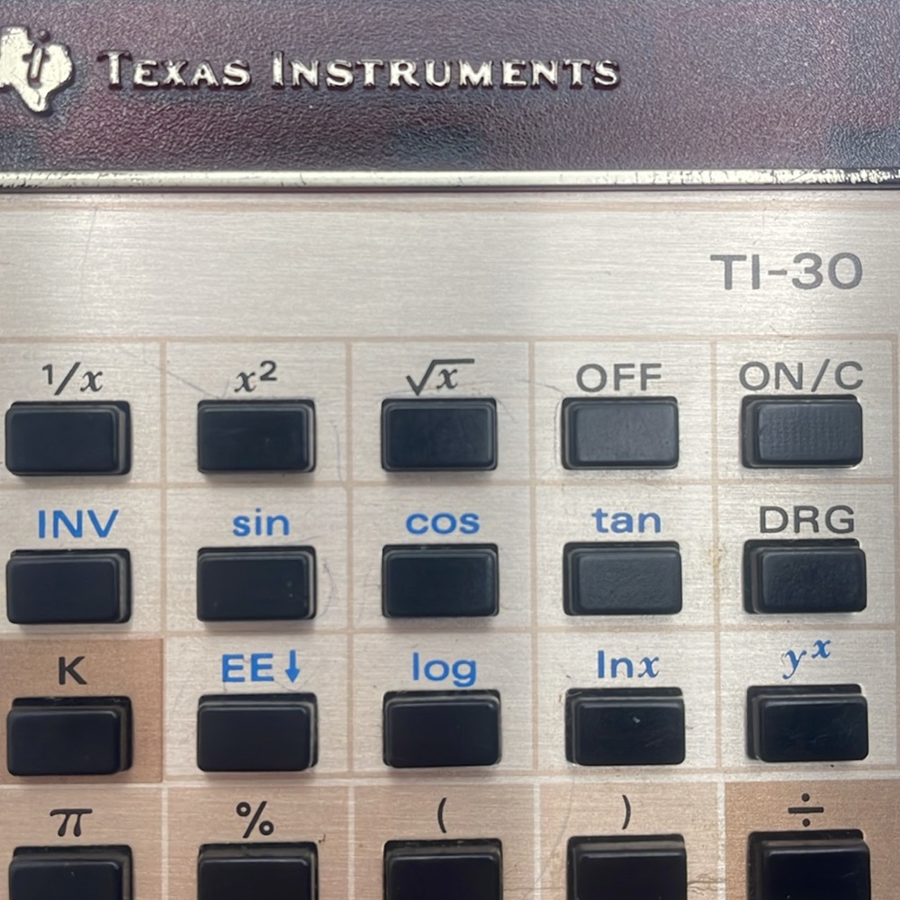 Vintage - Mid 1970’s - Texas Instruments - TI-30 calculator - Picture 5 of 8
